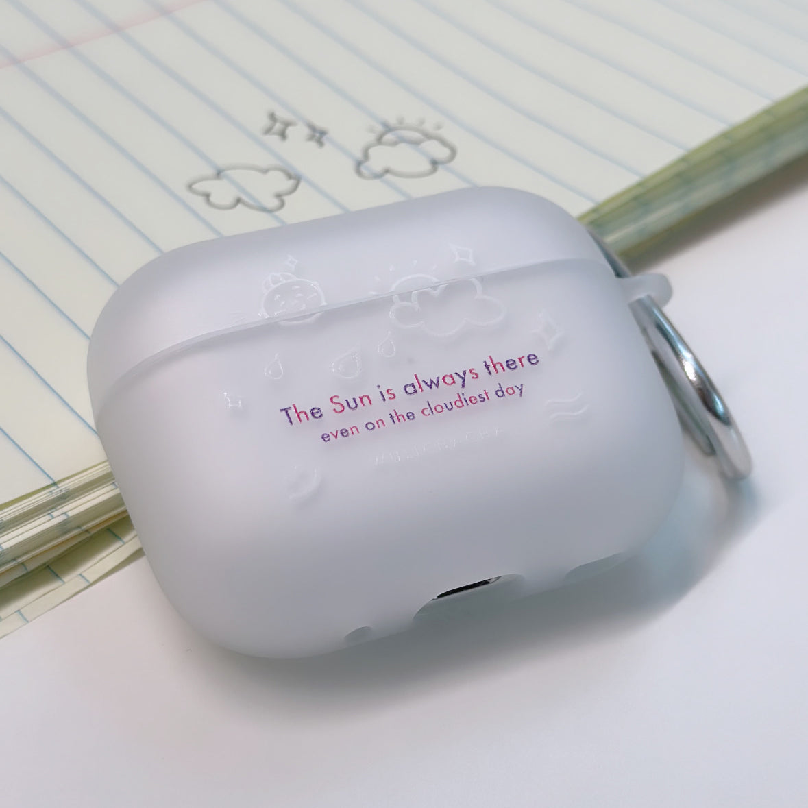 Wulichacha AirPod 2/3/Pro 磨砂耳機保護殼 Doodle Version
